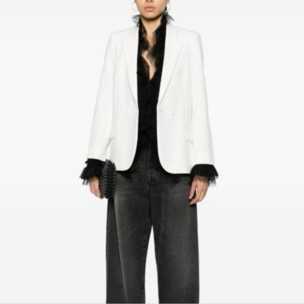 Zadig&Voltaire Crystal-Embellished Blazer| Double-Breasted Designer| NWOT | $926